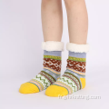 Femmes Thermal Fluffy Home Lounge Cute Slipper chaussettes